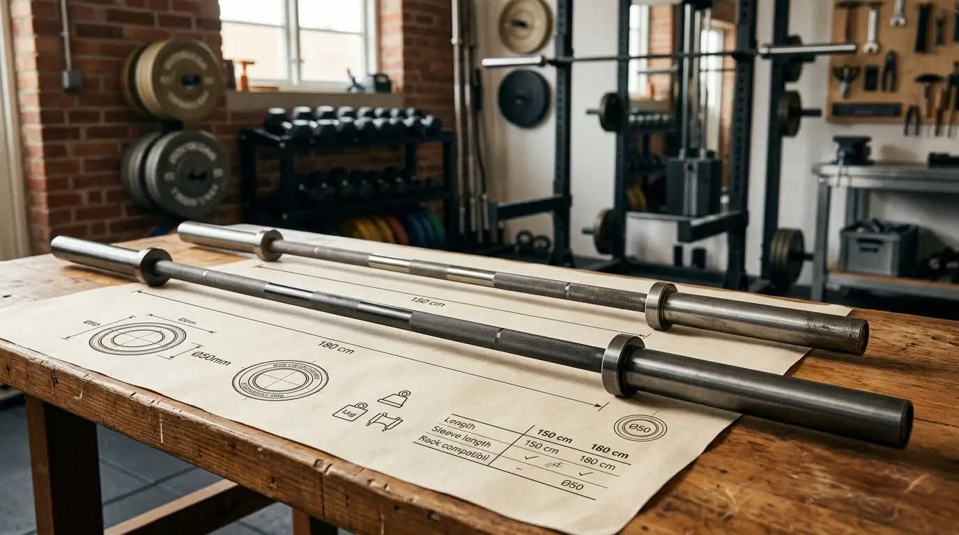 Kort vektstang: 150 eller 180 cm?