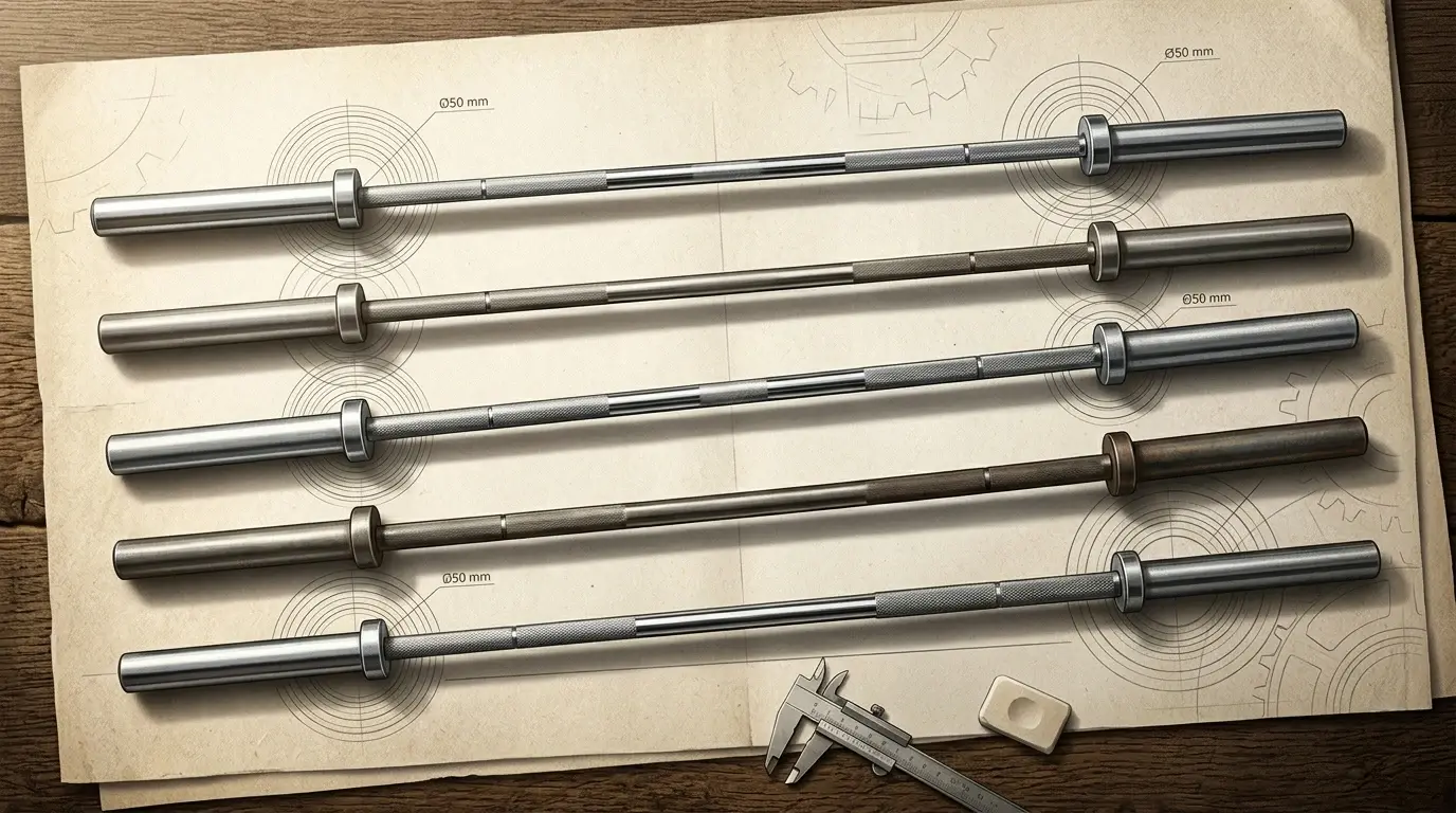 Vektstang 15 kg: fem anbefalte modeller